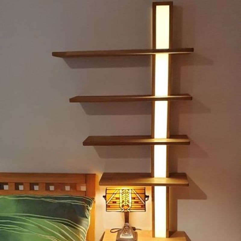 شلف و دیوارکوب چوبی مدل طبقات